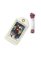 Rossi Joyous Christmas Delivery Boy Vintage Gift Tags Decorations Box of 12