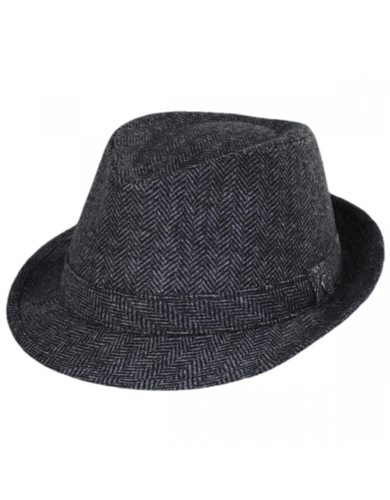 Jaxon Hats, Inc. XXL Herringbone Wool Trilby Fedora Hat