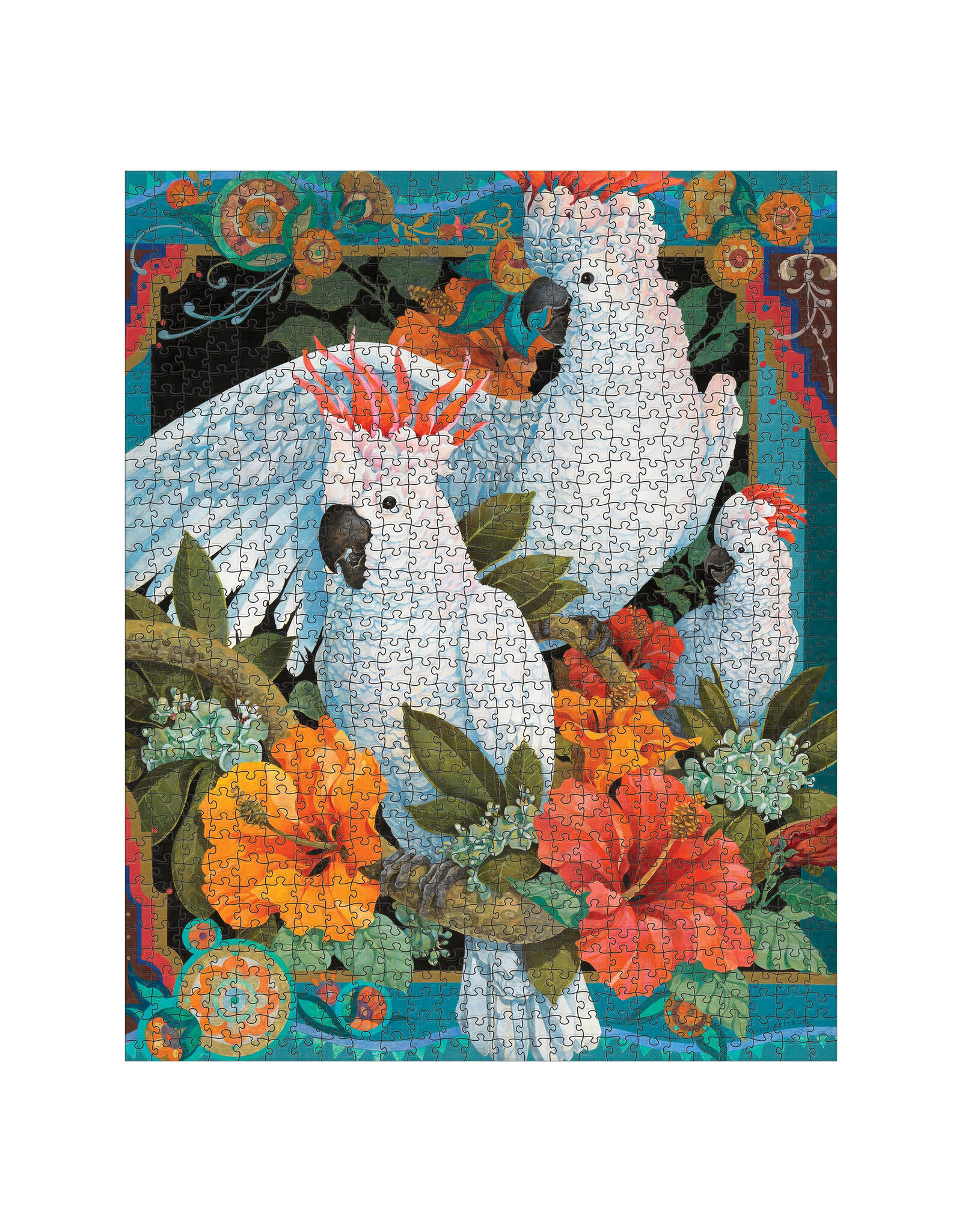 Pomegranate David Galchutt: Tropical Trio 1000-Piece Jigsaw Puzzle