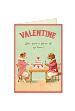 Cavallini Papers & Co. Dogs 3 Valentine's Day Notecard