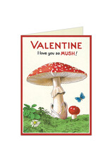 Cavallini Papers & Co. Mushroom Valentine's Day Notecard