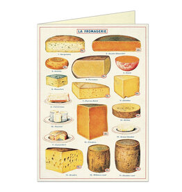 Cavallini Papers & Co. Cheese Everyday Notecard