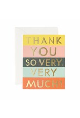 Rifle Paper Co. Color Block Thank You A2 Greeting Notecard
