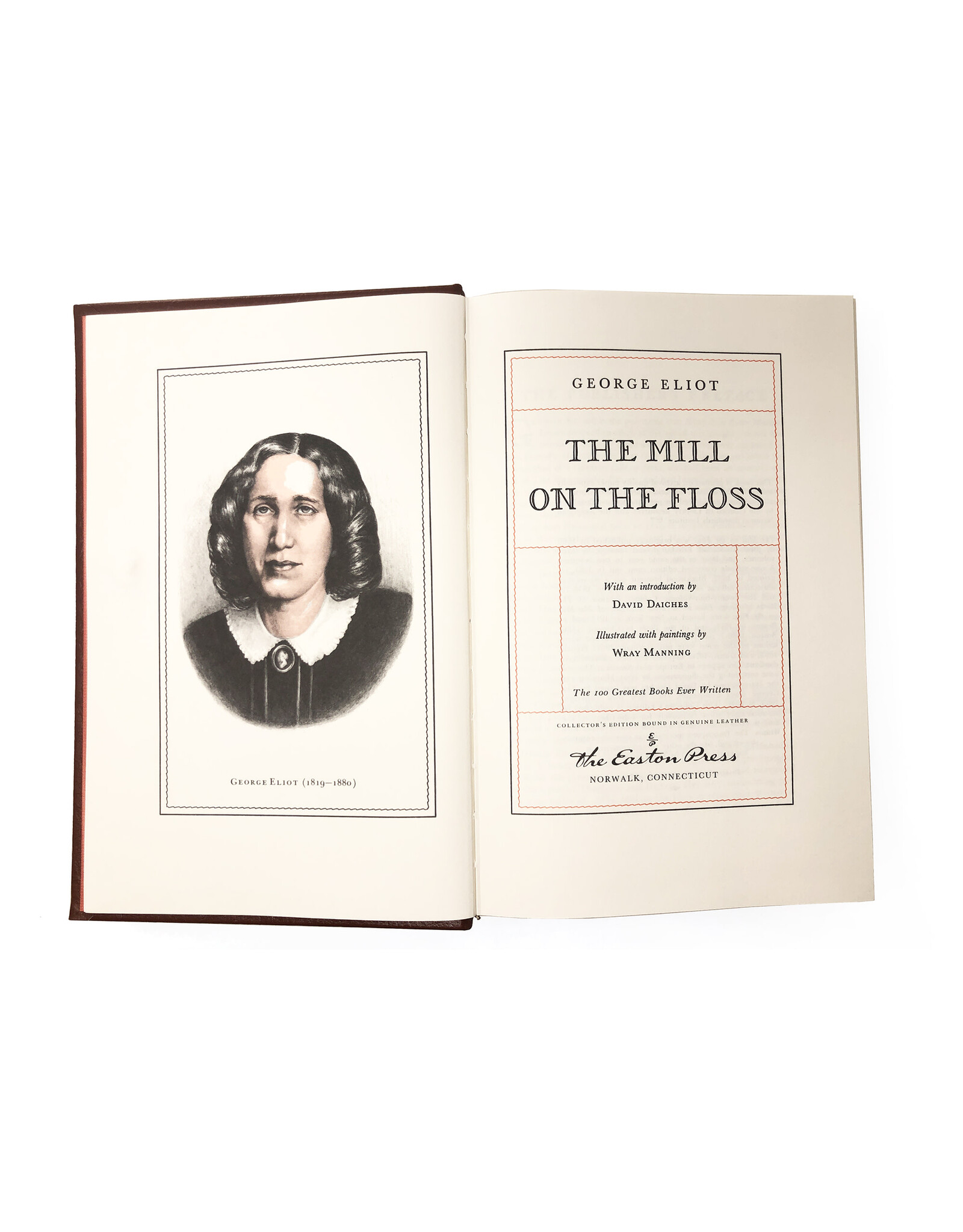 Easton Press The Mill on the Floss 100 Greatest Books Ever Written Genuine Leather Collector's Edition