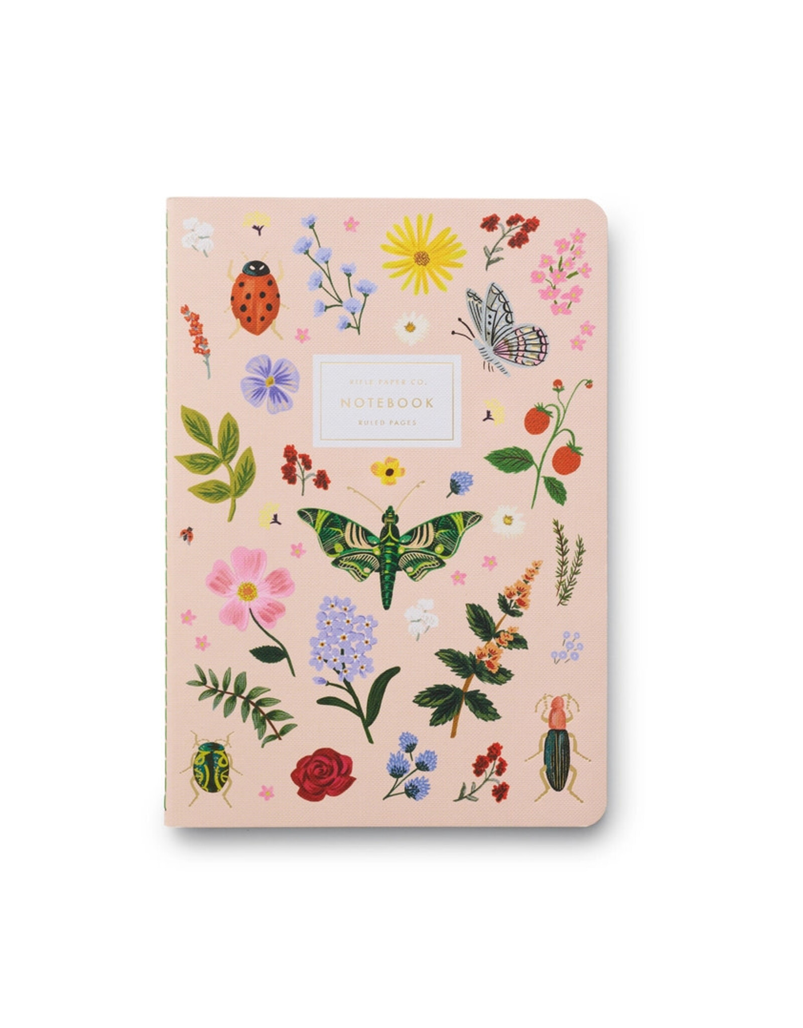 Rifle Paper Co. Assorted Set of 3 Curio A5 Ruled Notebooks