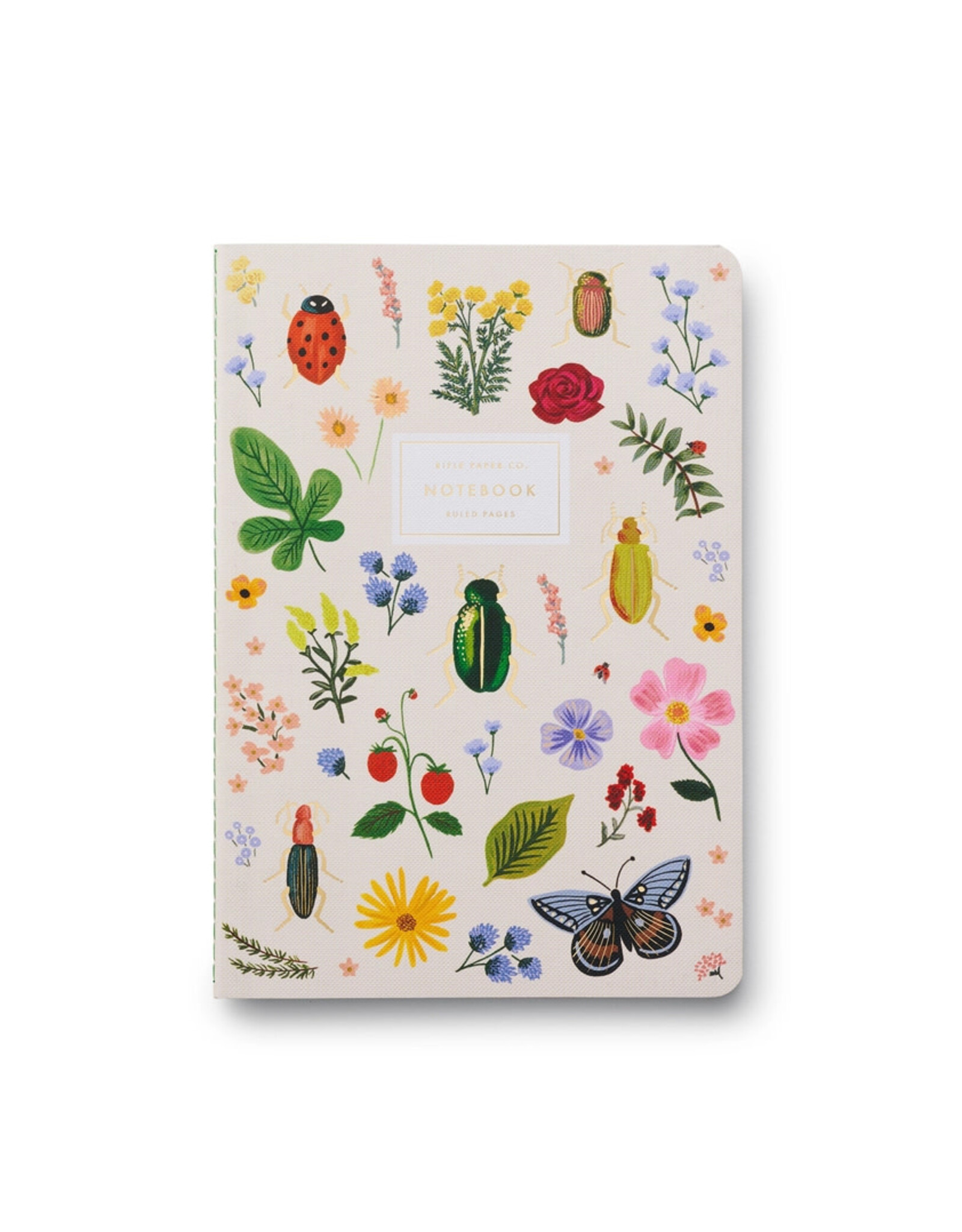 Rifle Paper Co. Assorted Set of 3 Curio A5 Ruled Notebooks