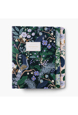 Rifle Paper Co. Assorted Set of 3 Peacock A5 Ruled Notebooks