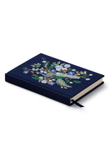 Rifle Paper Co. Peacock Embroidered A5 Ruled Journal