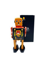 Mr & Mrs Tin Volcano Bot Tin Toy Robot