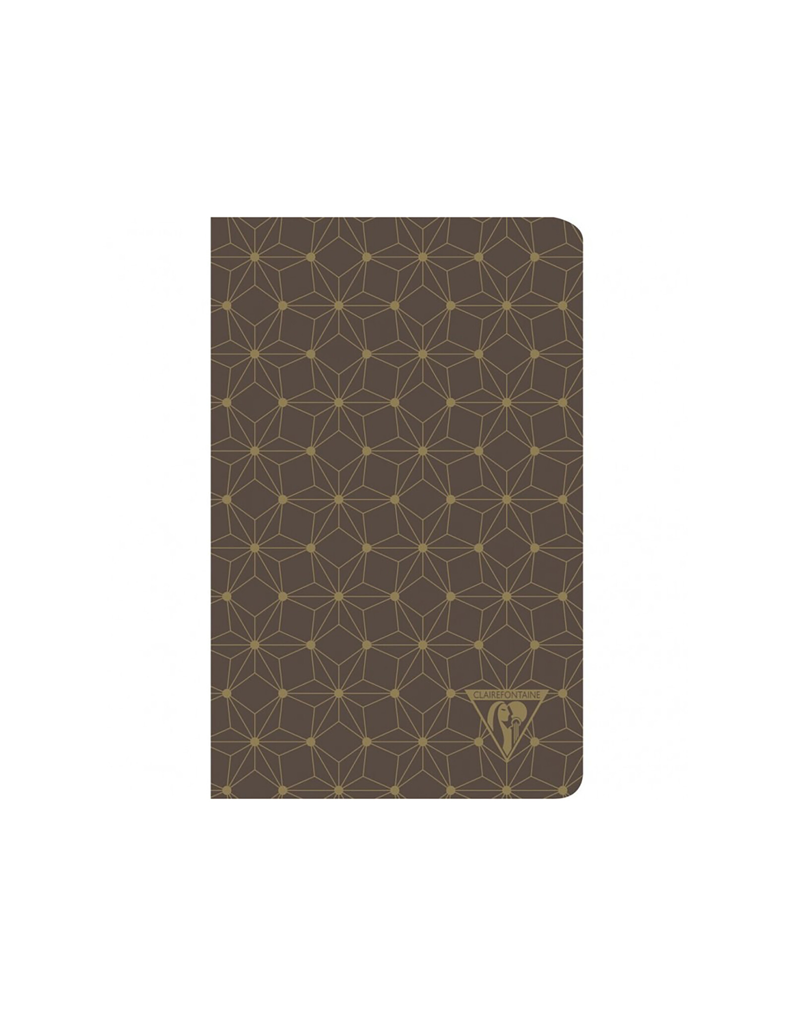 Clairefontaine Constellation Pattern Mahogany Neo Deco Lined A5 Notebook