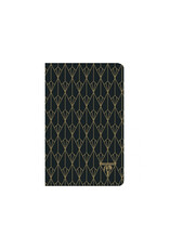 Clairefontaine Diamond Pattern Ebony Black Neo Deco Lined A5 Notebook