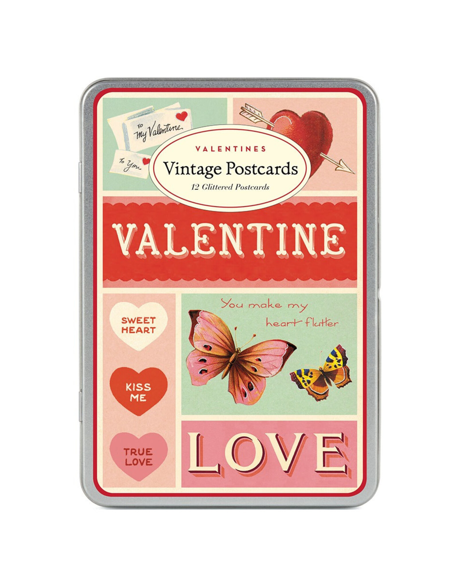 Cavallini Papers & Co. Vintage Valentines Postcards 2