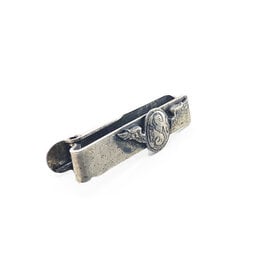 Vintage Winged "S" Sterling Bar Clip