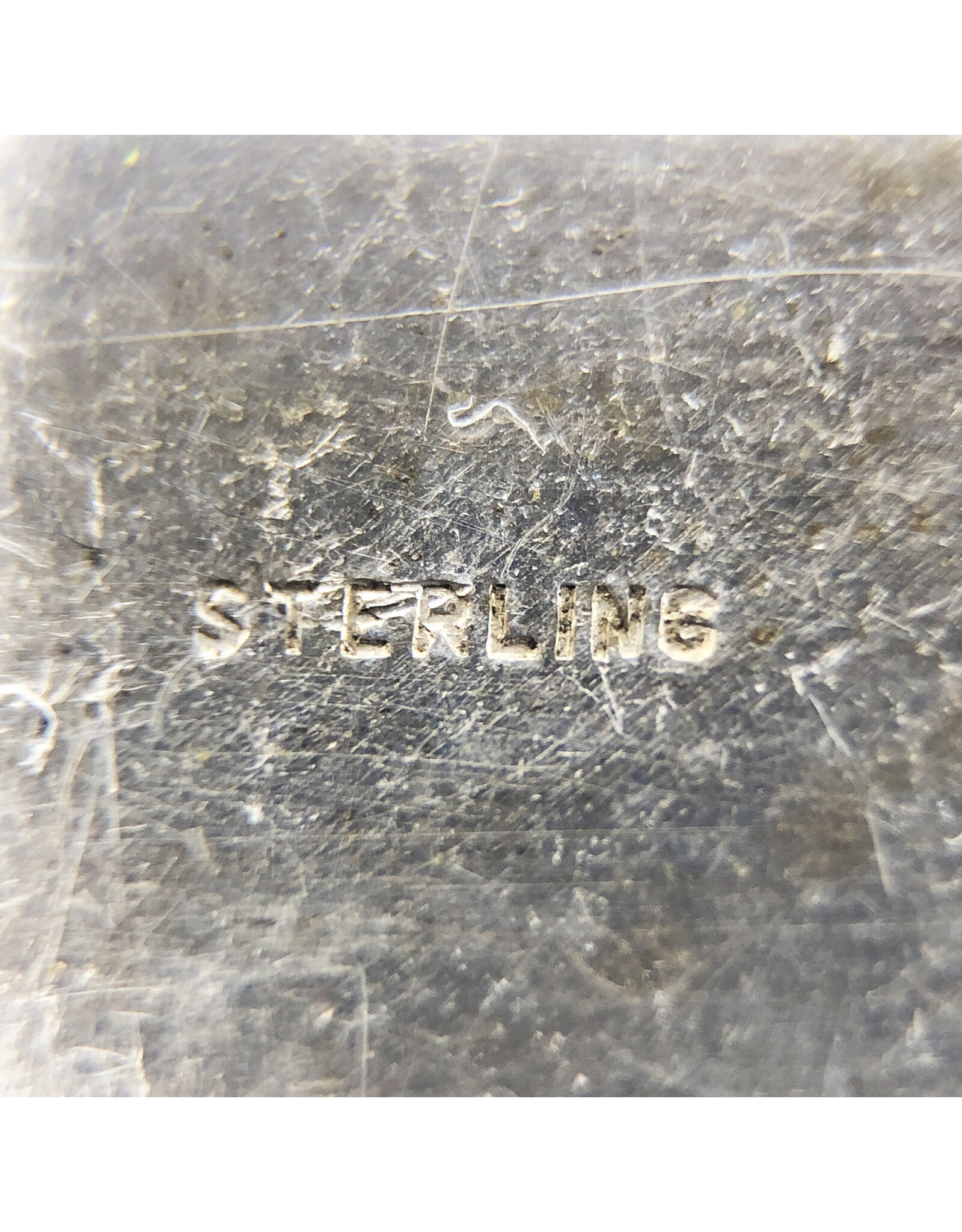 Vintage Winged "S" Sterling Bar Clip