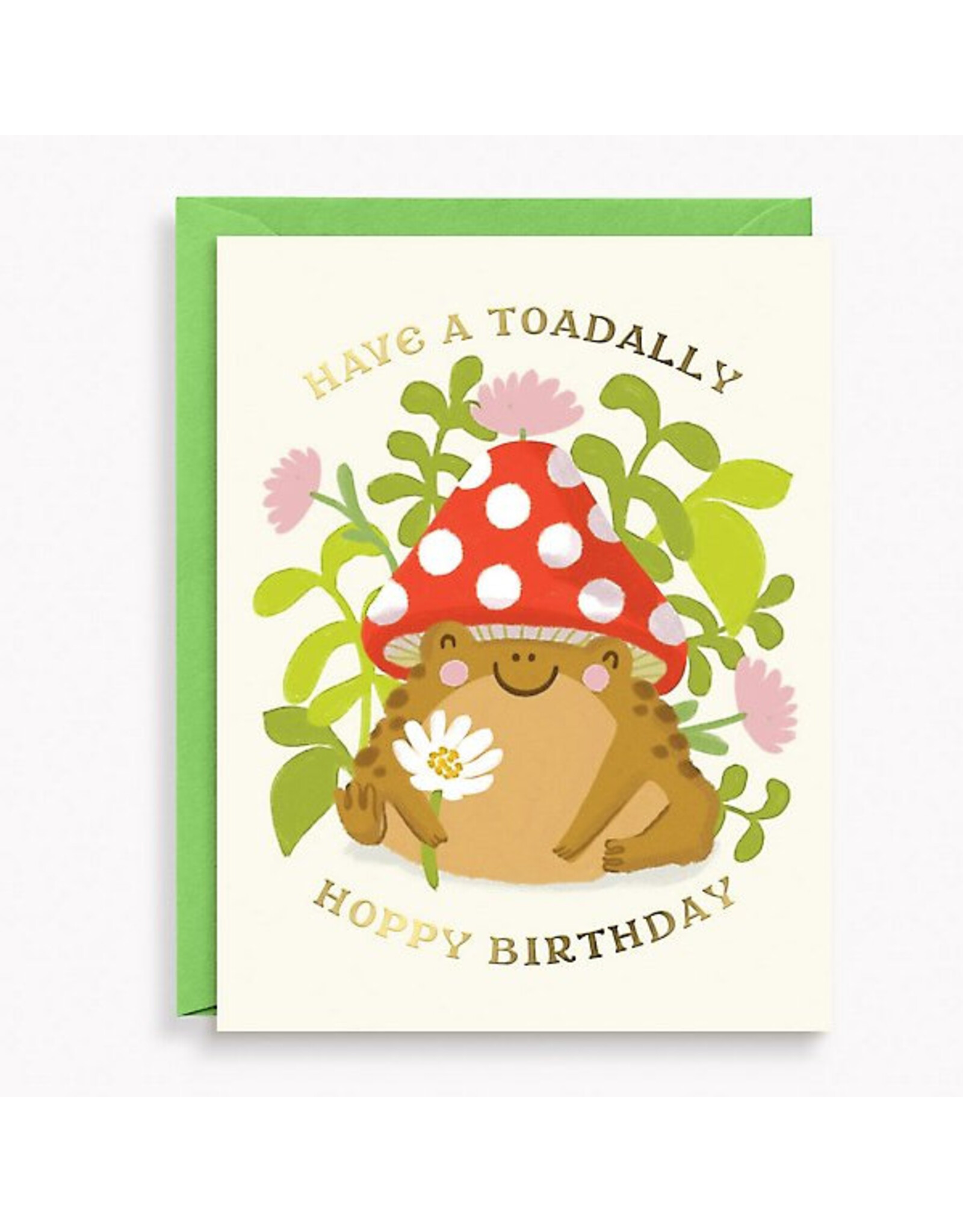 Paper Source Toadally Hoppy Birthday A2 Notecard