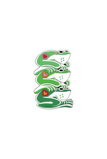 Tattly Frog Stack Temporary Tattoo Pair