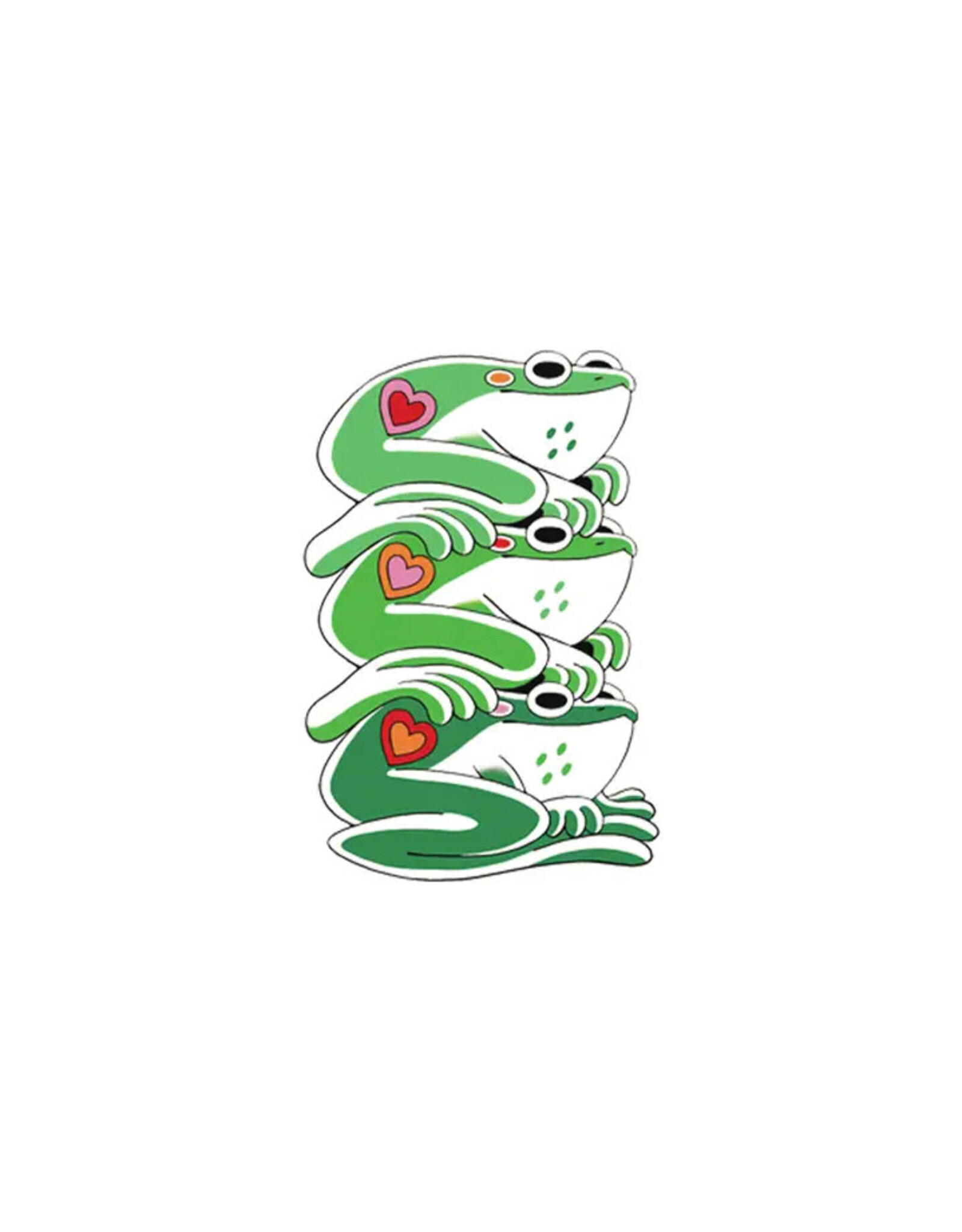 Tattly Frog Stack Temporary Tattoo Pair