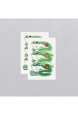 Tattly Frog Stack Temporary Tattoo Pair