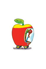 Tattly Lowly Apple Car Richard Scarry Temporary Tattoo Pair