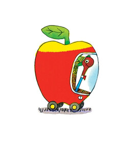 Tattly Lowly Apple Car Richard Scarry Temporary Tattoo Pair