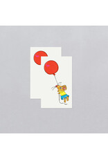 Tattly Mouse Balloon Richard Scarry Temporary Tattoo Pair
