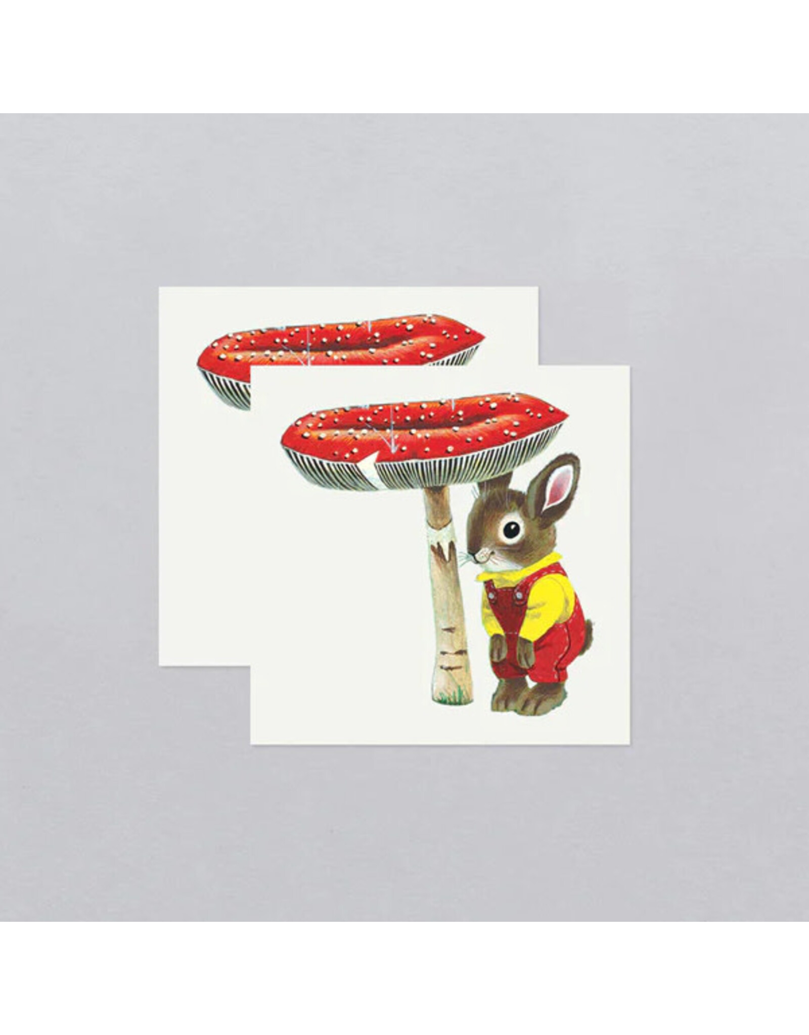 Tattly Toadstool Bunny Richard Scarry Temporary Tattoo Pair