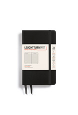 Leuchtturm1917 Black A6 Hardcover Ruled Pocket Notebook