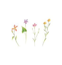 Tattly Petite Florals Temporary Tattoo Pair