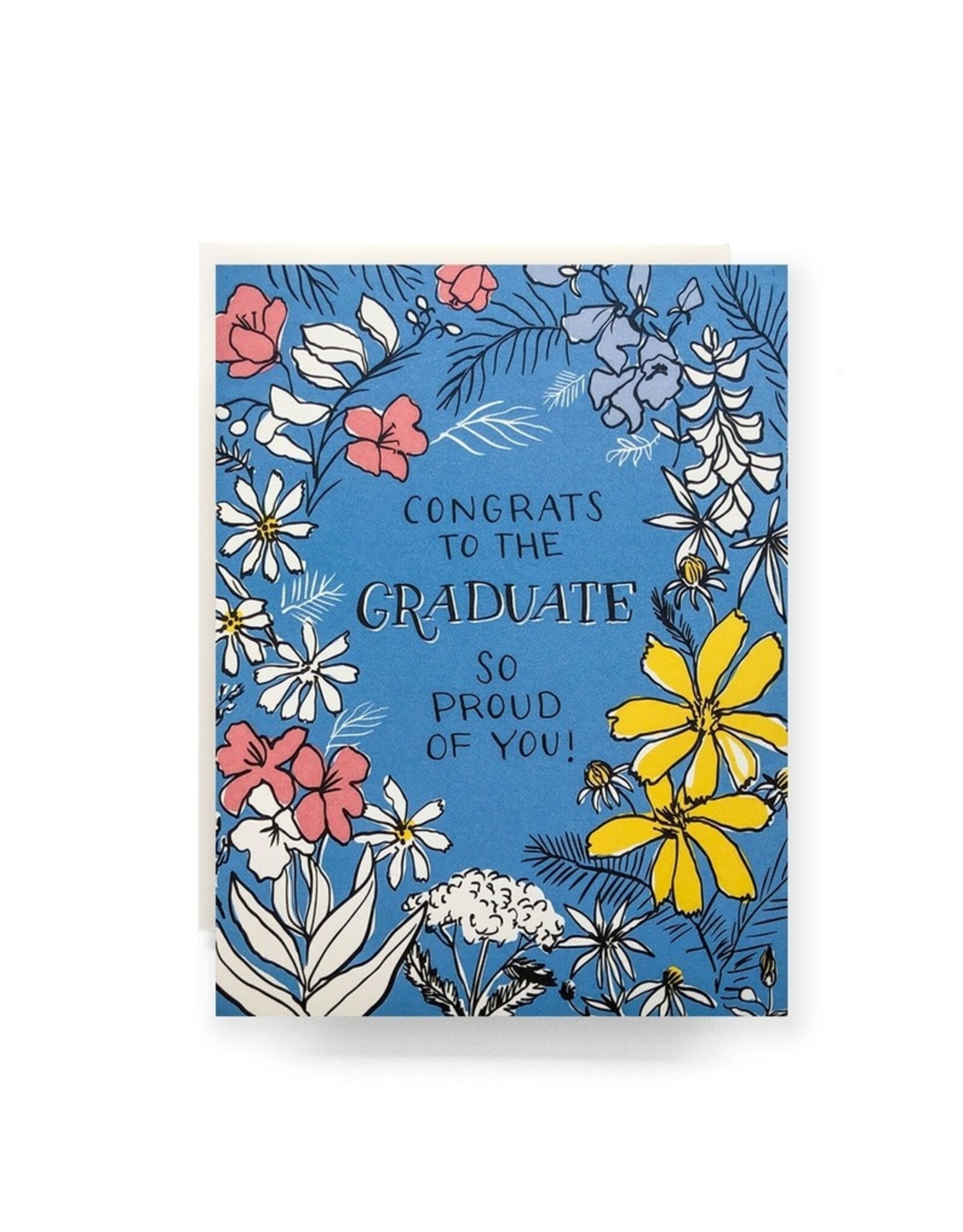 Antiquaria Floral ToileGraduate A2 Greeting Notecard