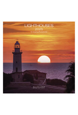 Allaluna 2025 Lighthouses Wall Calendar