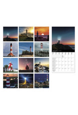 Allaluna 2025 Lighthouses Wall Calendar