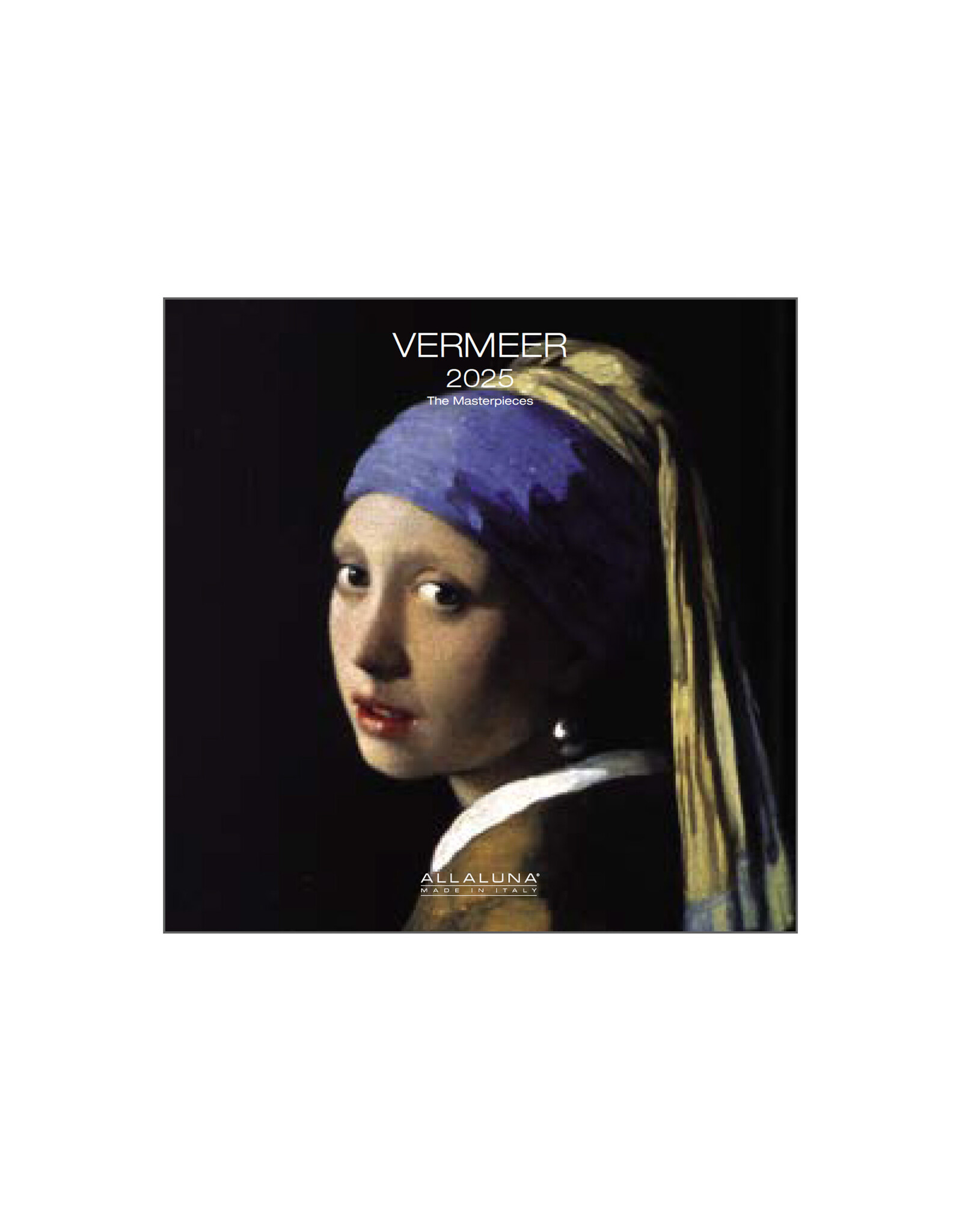 Allaluna 2025 Vermeer Small Wall Calendar