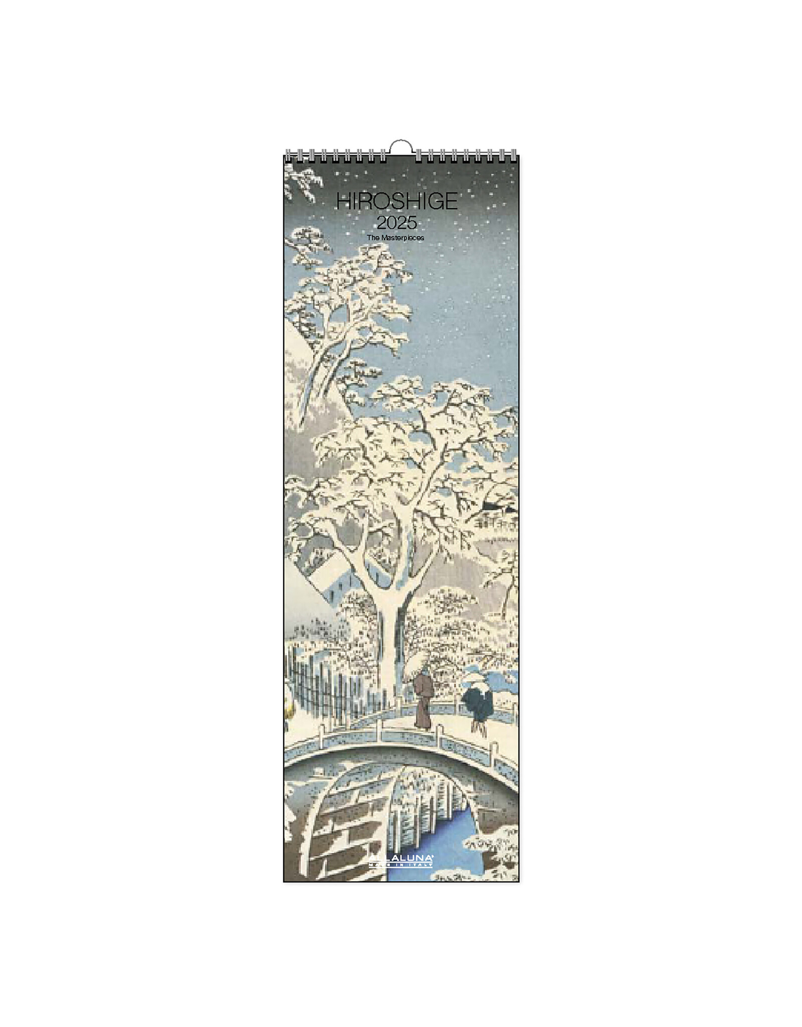 Allaluna Hiroshige 2025 Long Wall Calendar