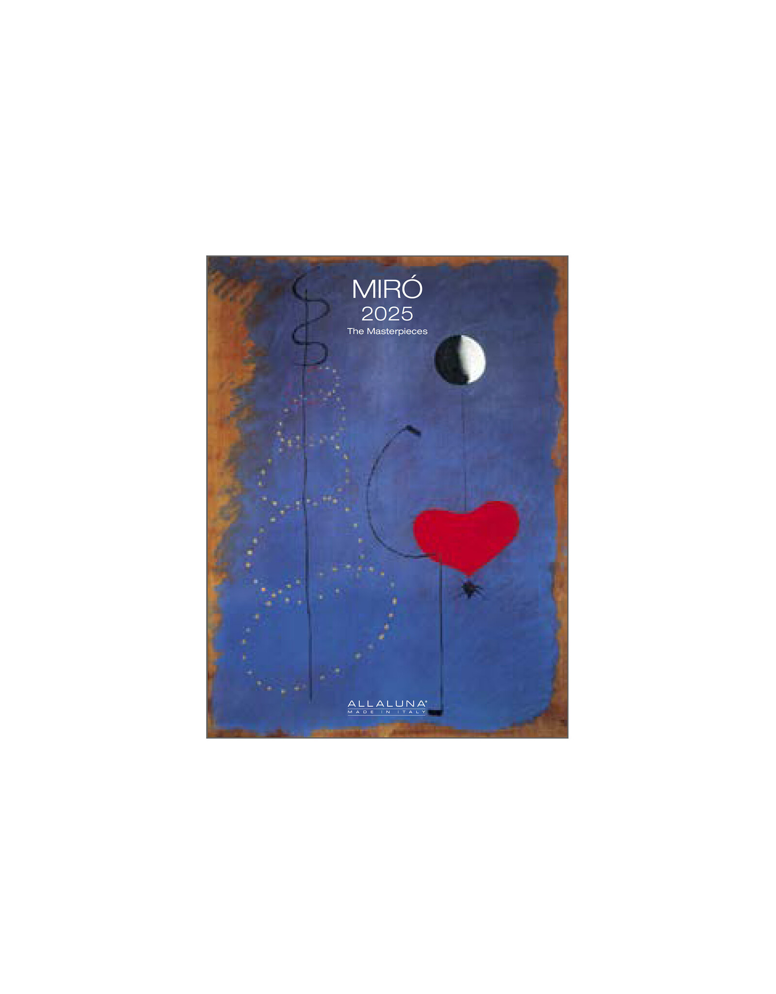 Allaluna Miró 2025 Desk Calendar