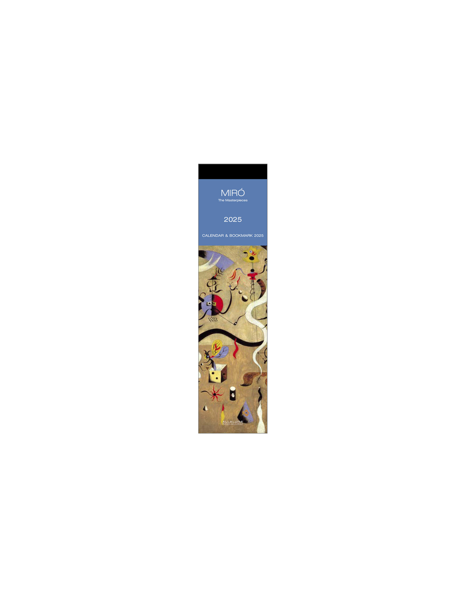 Allaluna 2025 Miró Bookmark Calendar