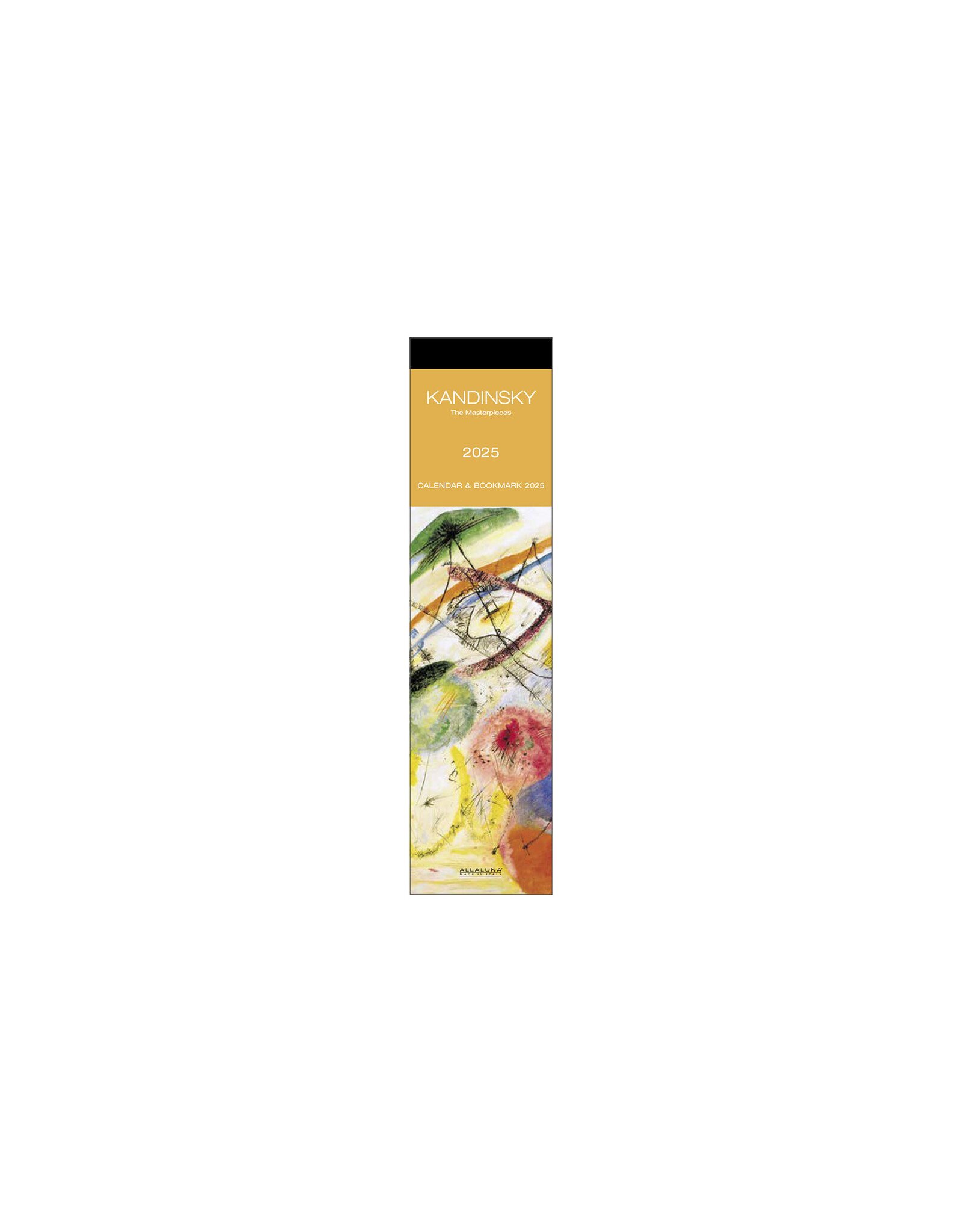 Allaluna 2025 Kandinsky Bookmark Calendar