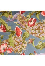 Poppies and Peacocks Scarf