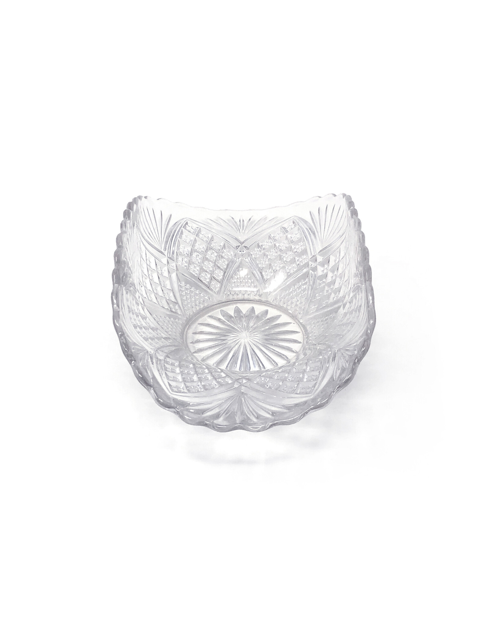 Small Cut Glass Serving Dish