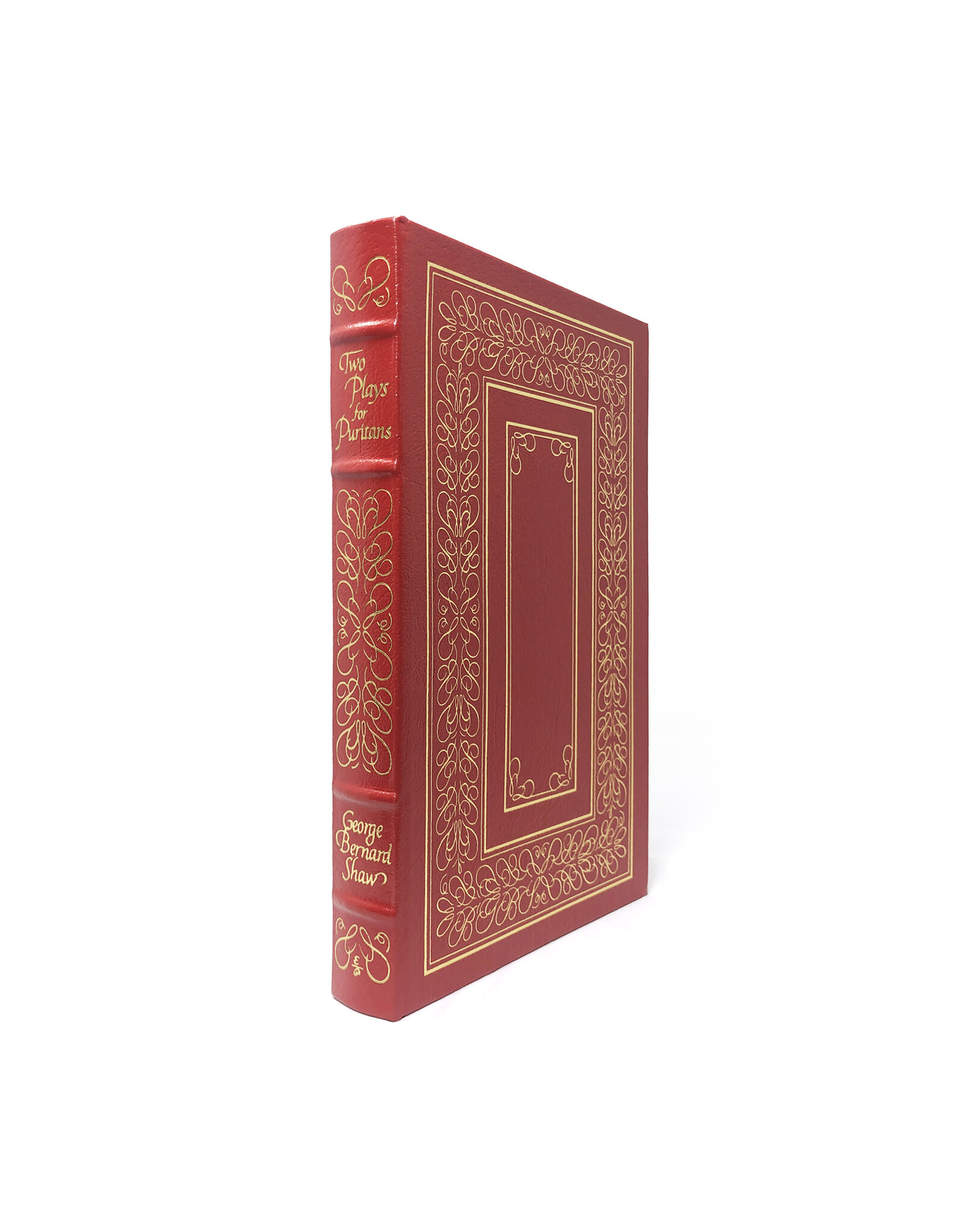 Easton Press Two Plays for Puritans: The Devil's Disciple, Cæsar and Cleopatra 100 Greatest Books Ever Written Genuine Leather Collector's Edition