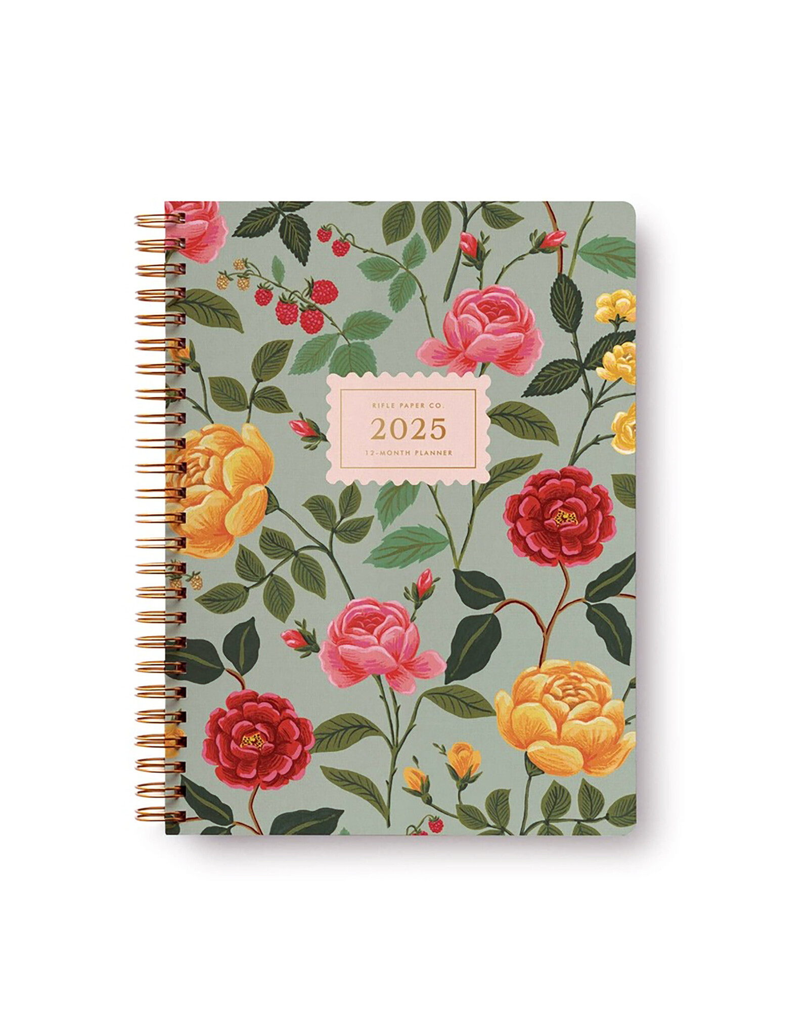 Rifle Paper Co. 2025 Roses 12-Month Softcover Spiral Planner