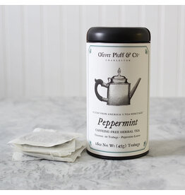 Oliver Pluff & Co. Peppermint 20 Teabags in Tin