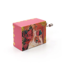 Fridolin Jugendstil Rot La Vie en Rose Art Nouveau Red Music Box