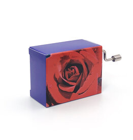 Fridolin Rose Rot Red Rose La Vie en Rose Music Box