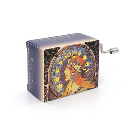 Fridolin Zodiak Art Nouveau La Vie en Rose Music Box