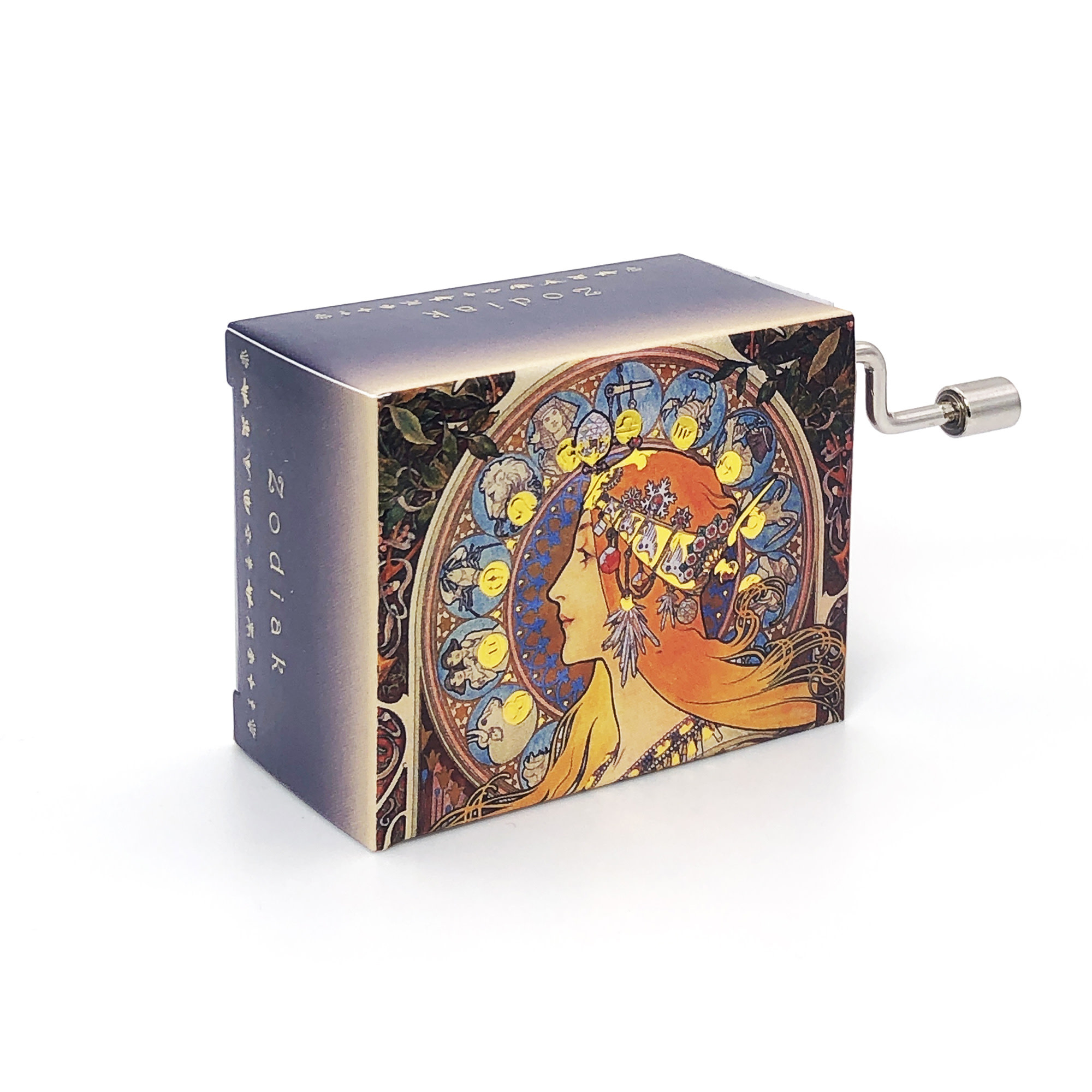 * vintage music box ୨୧ * 夢のような オルゴール (b) Zodiak Art Nouveau La Vie en Rose Music Box - Copperfield's Gifts