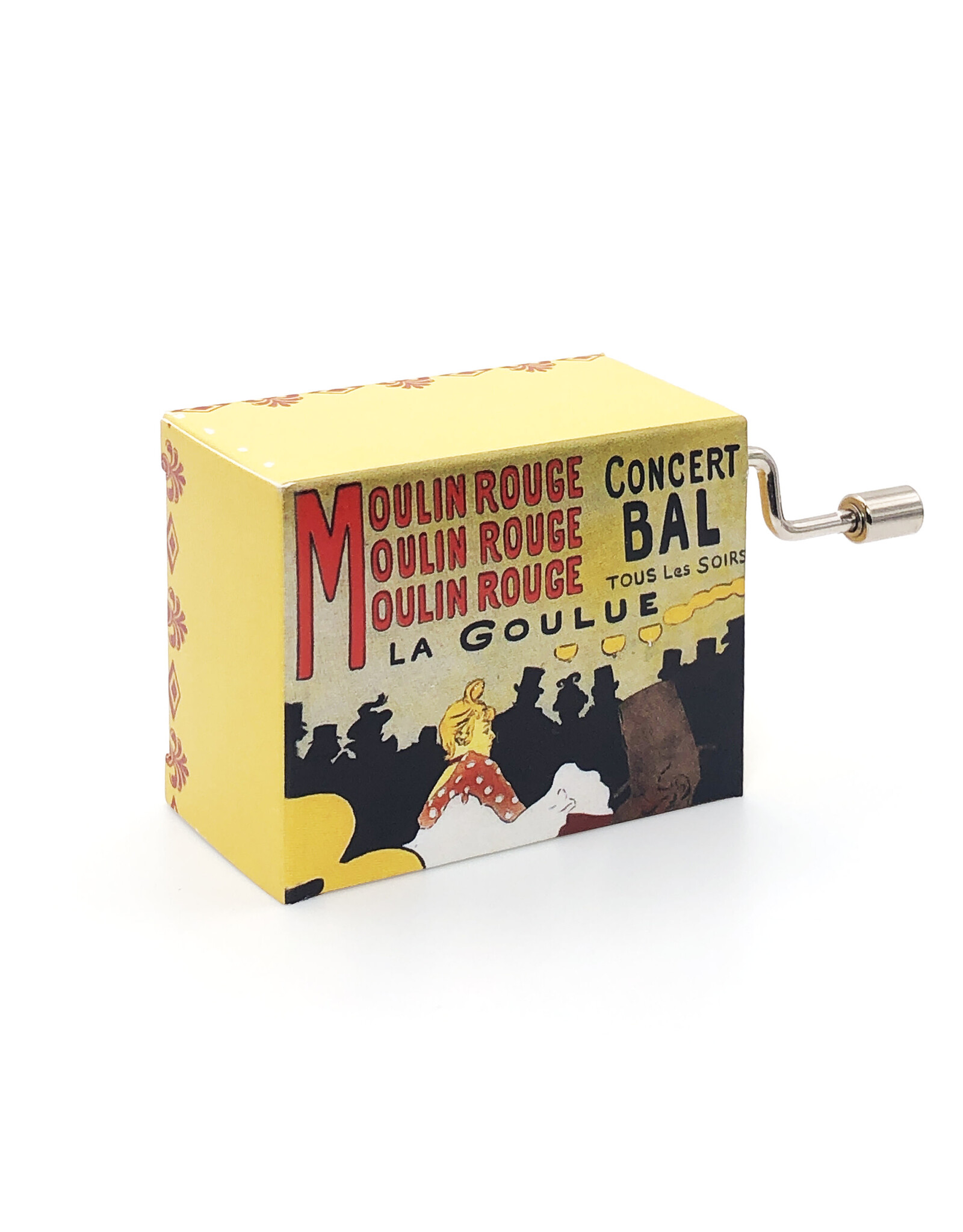 Fridolin Moulin Rouge French Cancan Toulouse-Lautrec Music Box