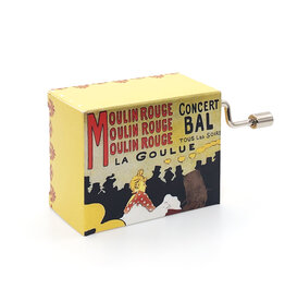 Fridolin Moulin Rouge French Cancan Toulouse-Lautrec Music Box