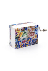 Fridolin Butterfly Mosaic Art Nouveau 2 Free as the Wind Gaudì Music Box