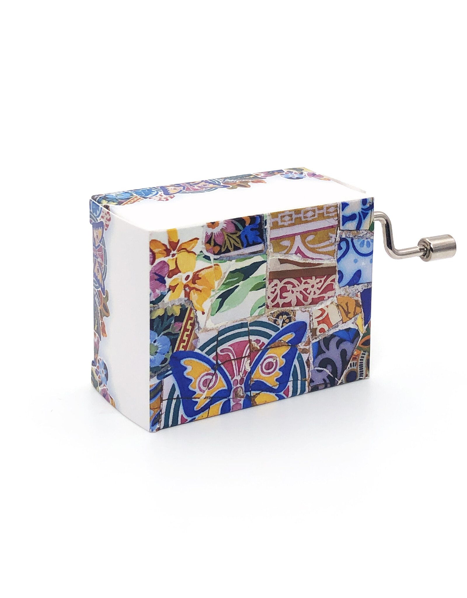 Fridolin Butterfly Mosaic Art Nouveau 2 Free as the Wind Gaudì Music Box
