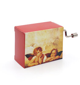 Fridolin Raphael Two Angels Ave Maria Great Painters Music Box